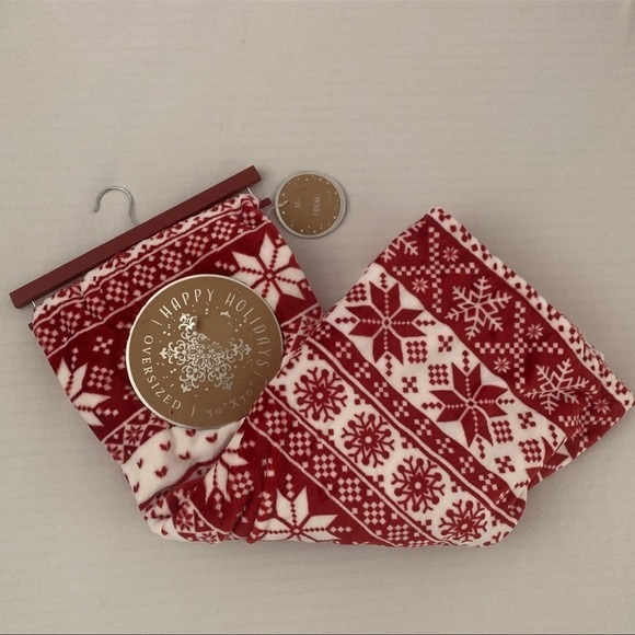 (NWT) Happy Holidays Super Soft Throw 50"X70” - Picture 8 of 10